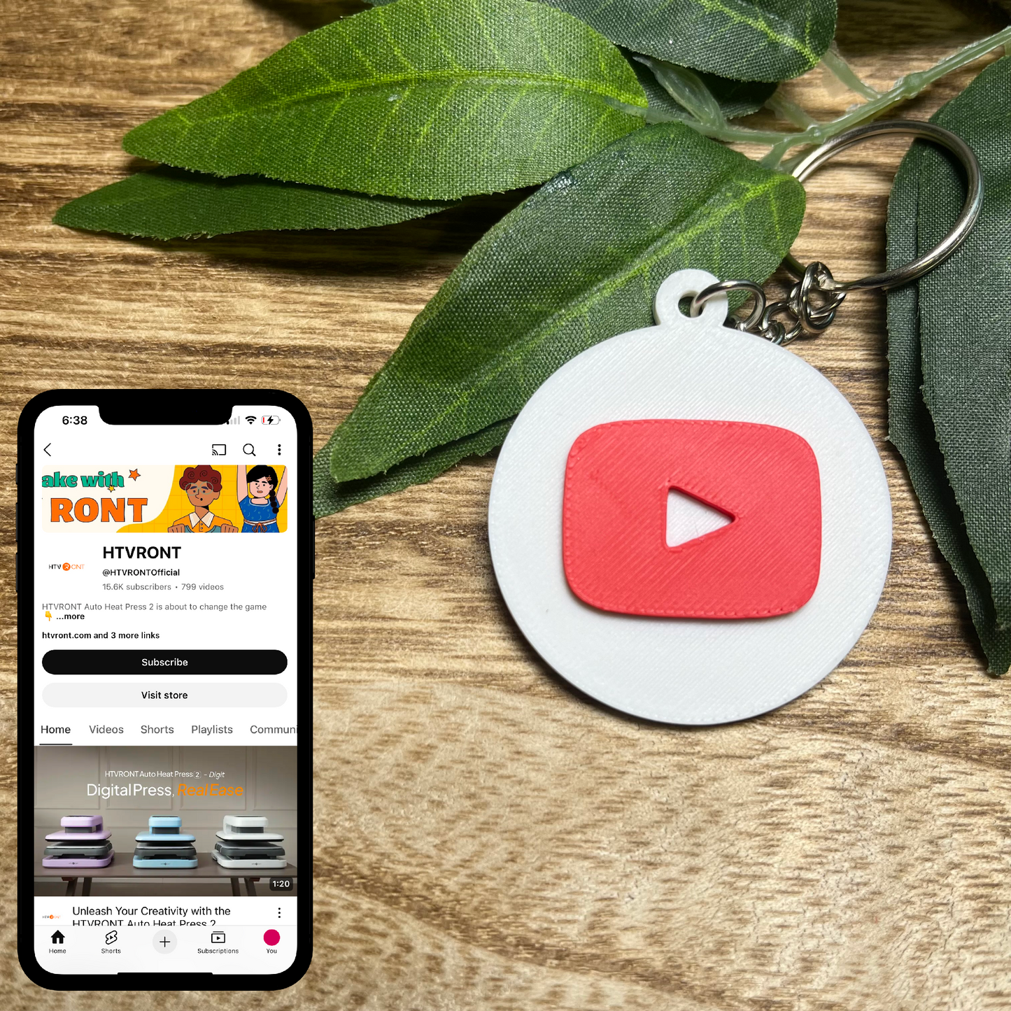 Youtube Smart Keychain