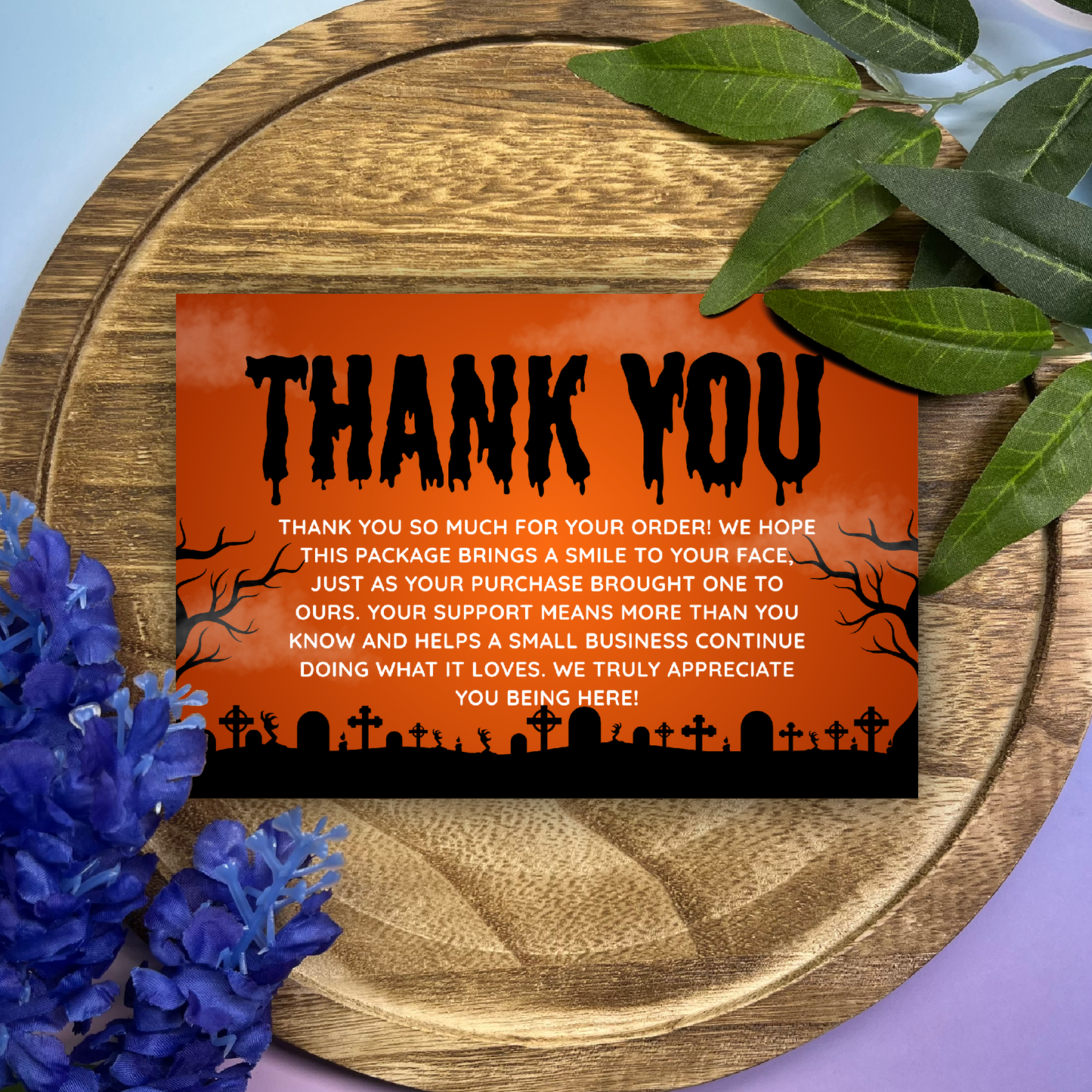 Halloween Thank You Cards
