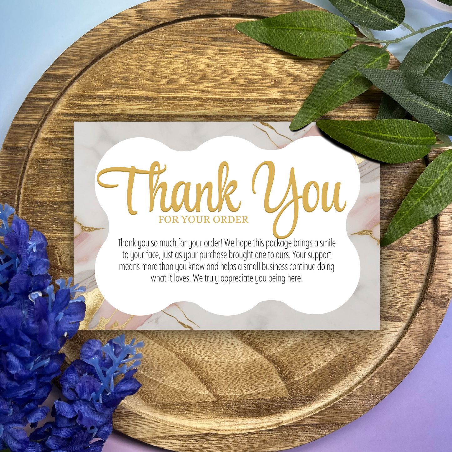 Marble Thank You Cards