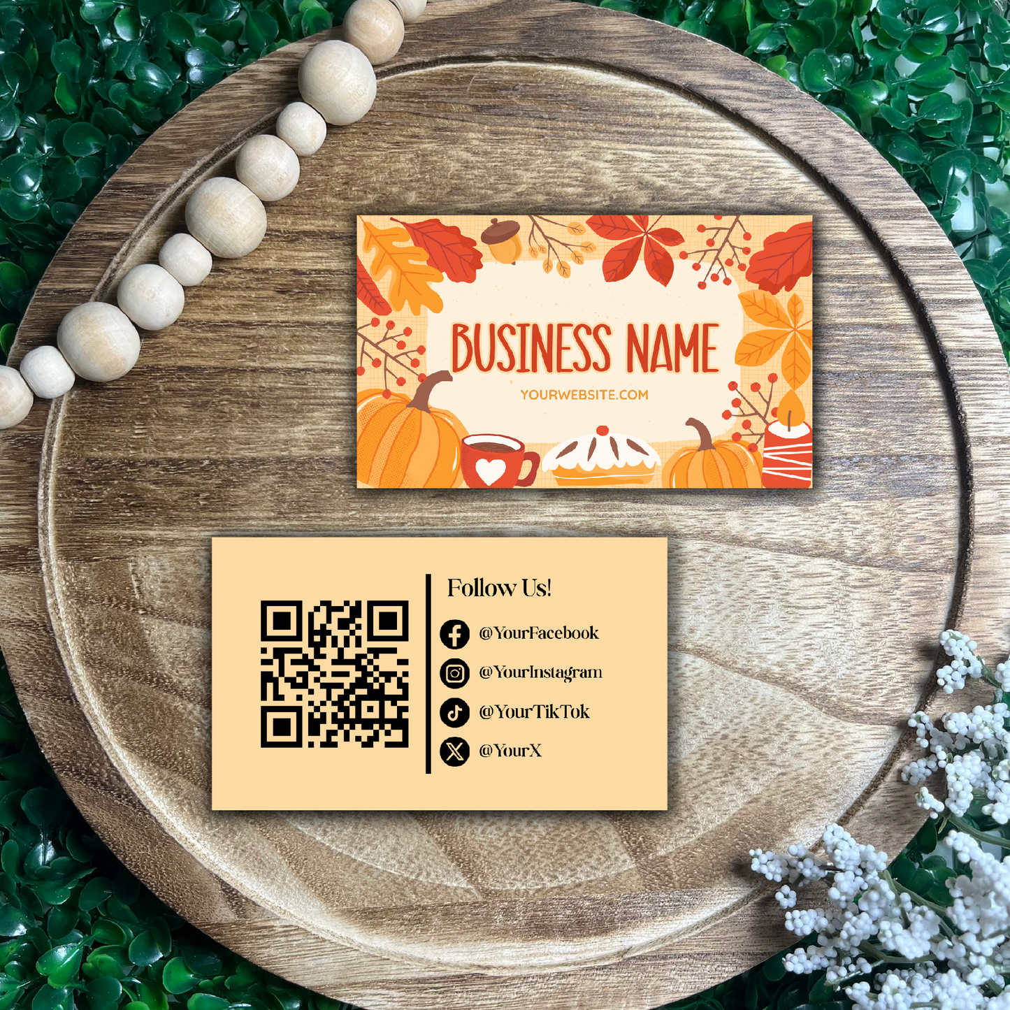 Fall Business Cards
