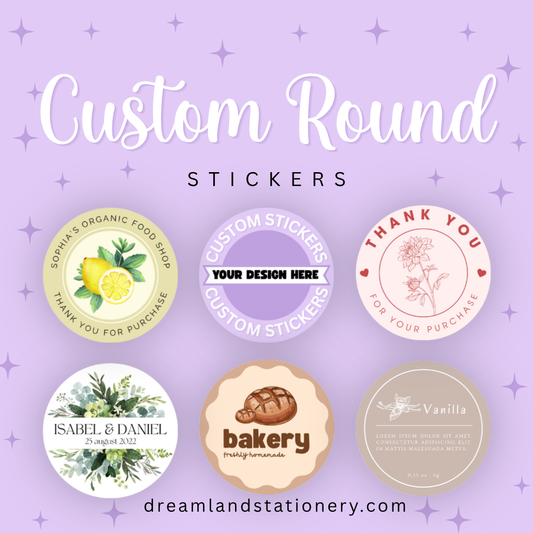 Custom Round Stickers
