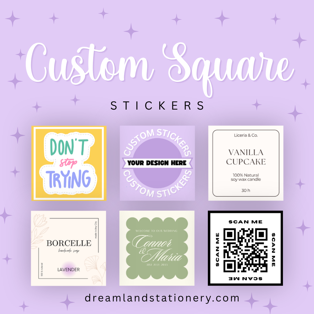 Custom Square Stickers