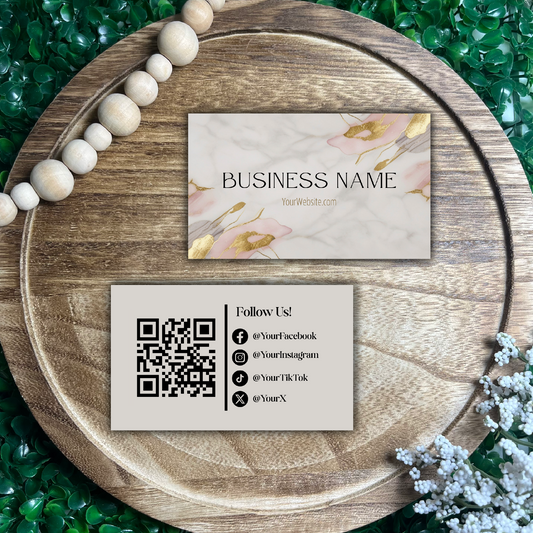 Marble Business Cards
