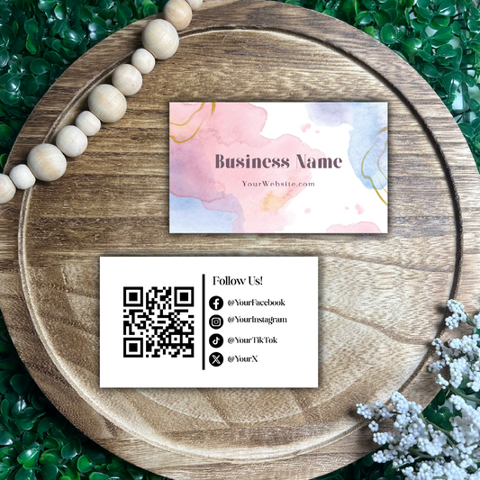 Water Color Business Cards