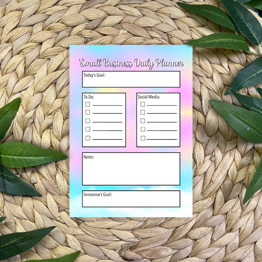 Small Business Daily Planner