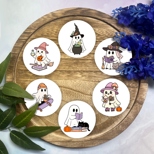 Halloween Cardstock Rounds- 6 Pack