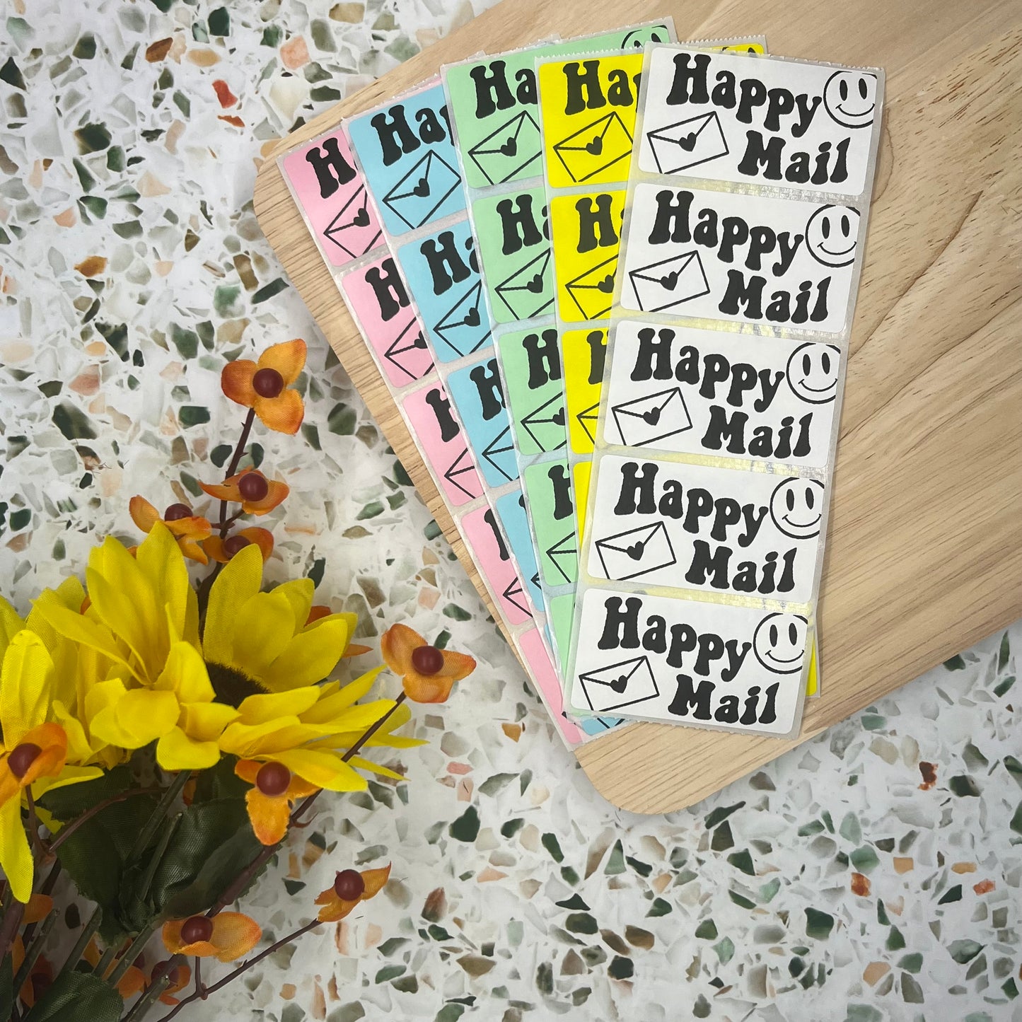 Happy Mail Packaging Sticker