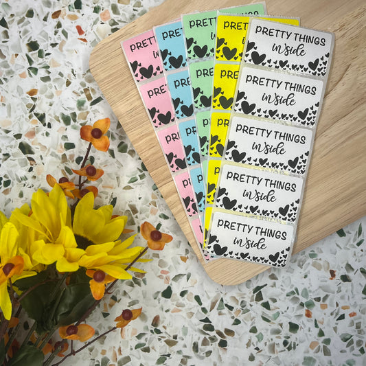 Pretty Things Packaging Sticker