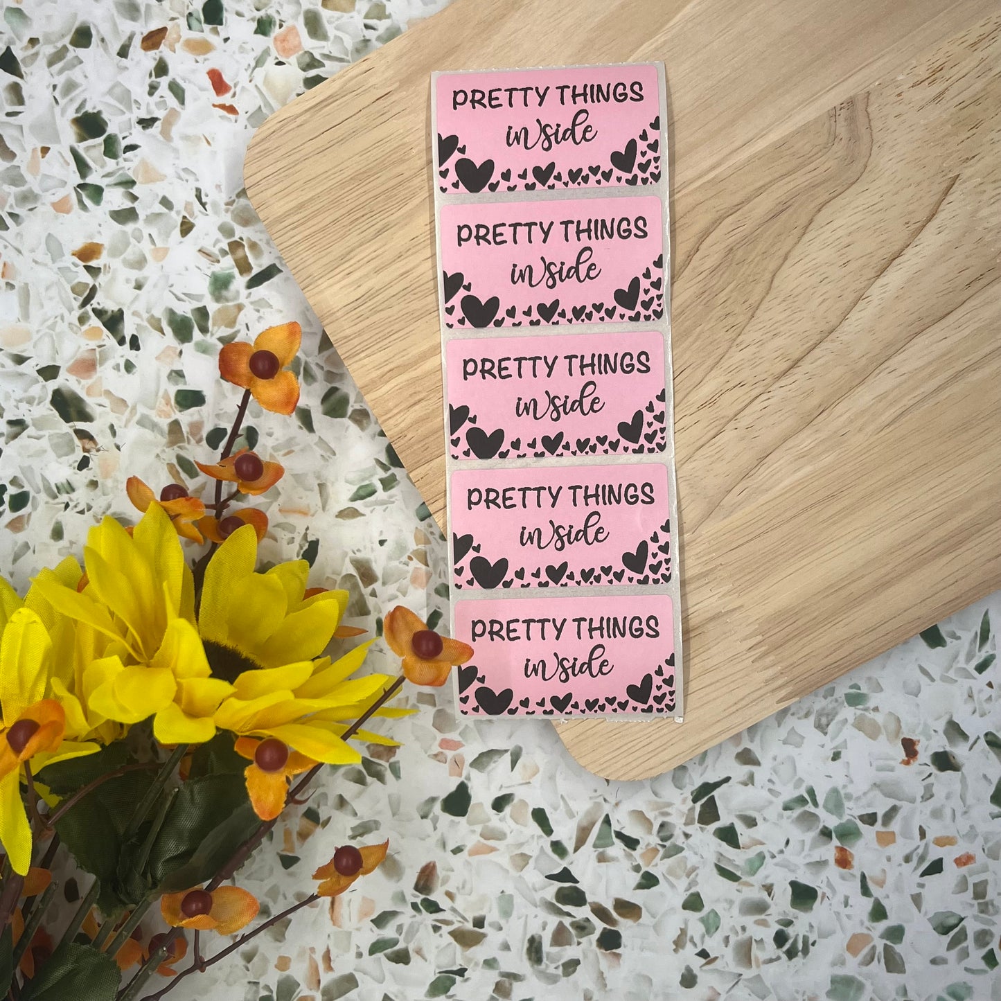 Pretty Things Packaging Sticker