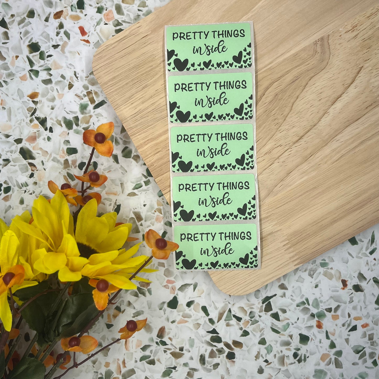 Pretty Things Packaging Sticker