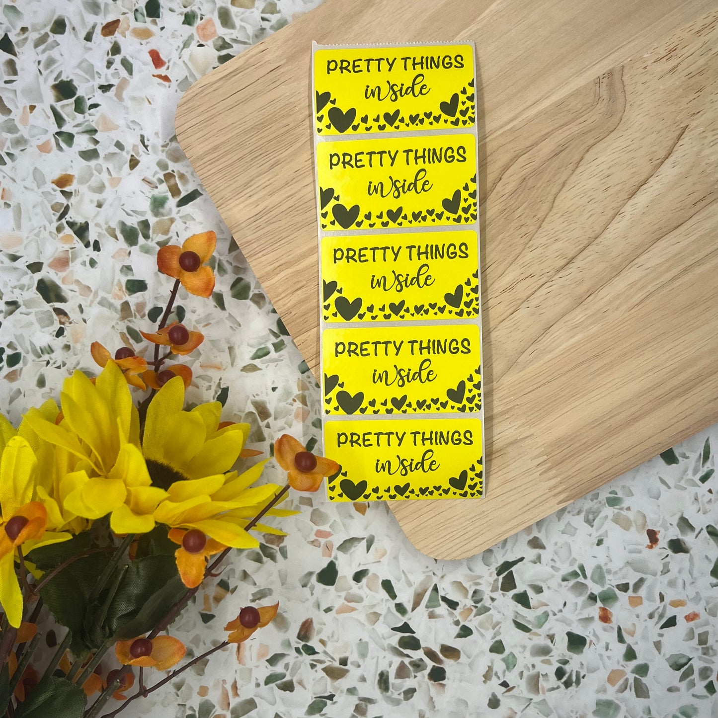 Pretty Things Packaging Sticker