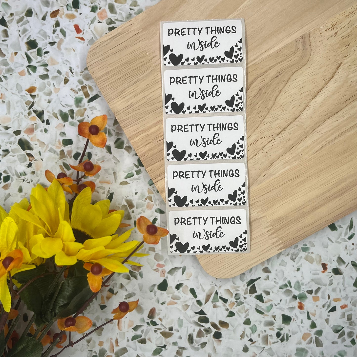 Pretty Things Packaging Sticker