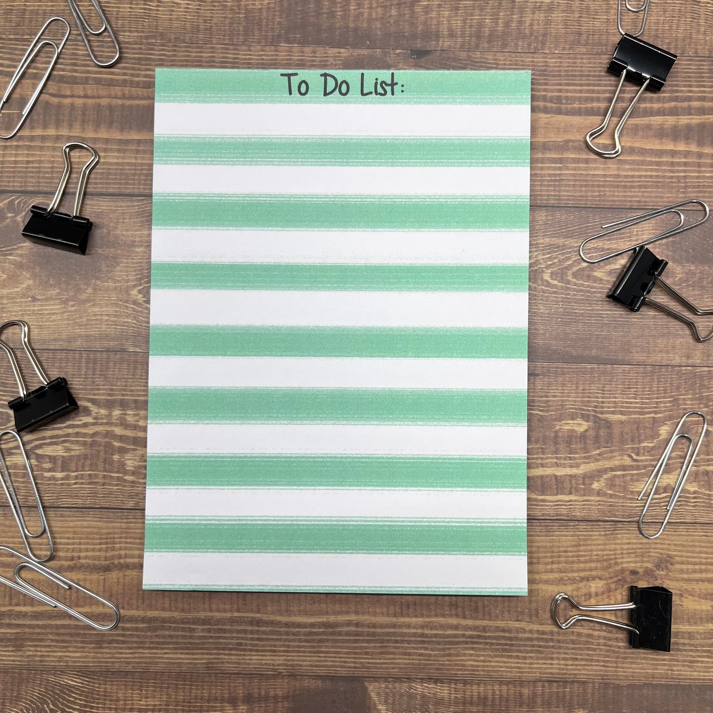 Striped To Do List Memo Pad