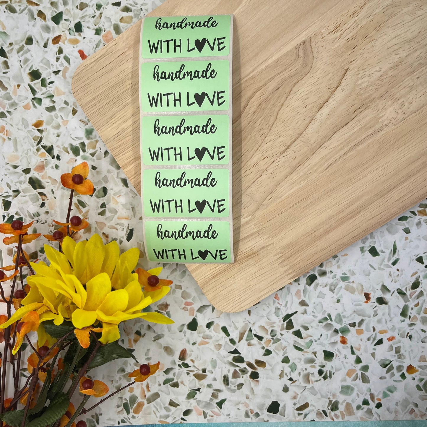 Handmade with Love Packaging Sticker