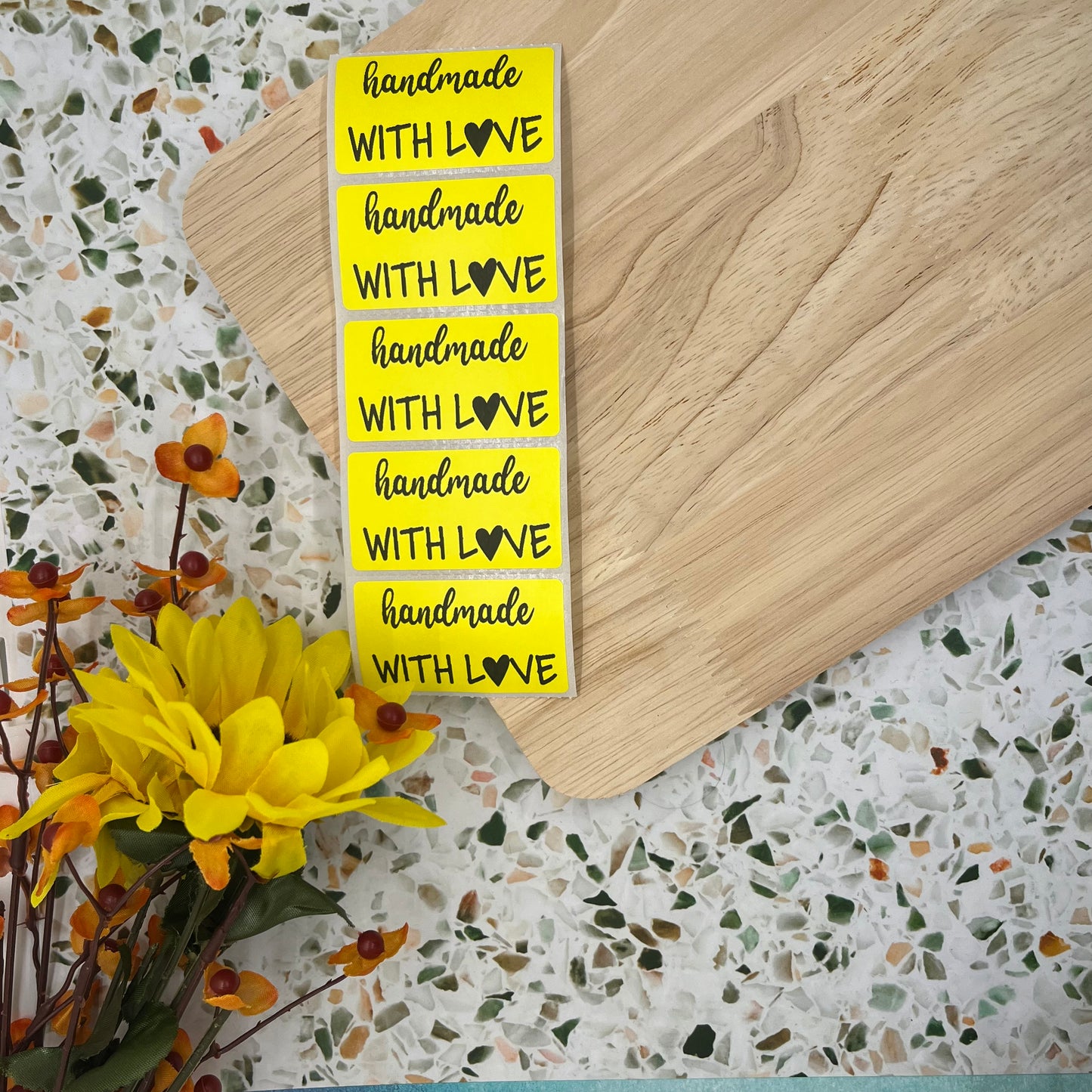 Handmade with Love Packaging Sticker