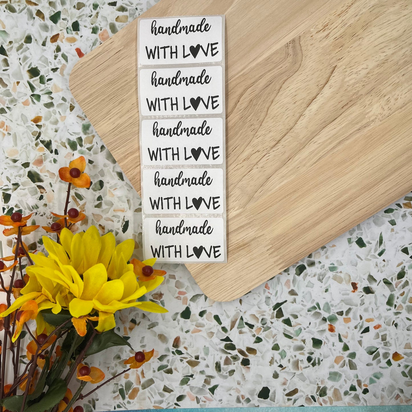 Handmade with Love Packaging Sticker