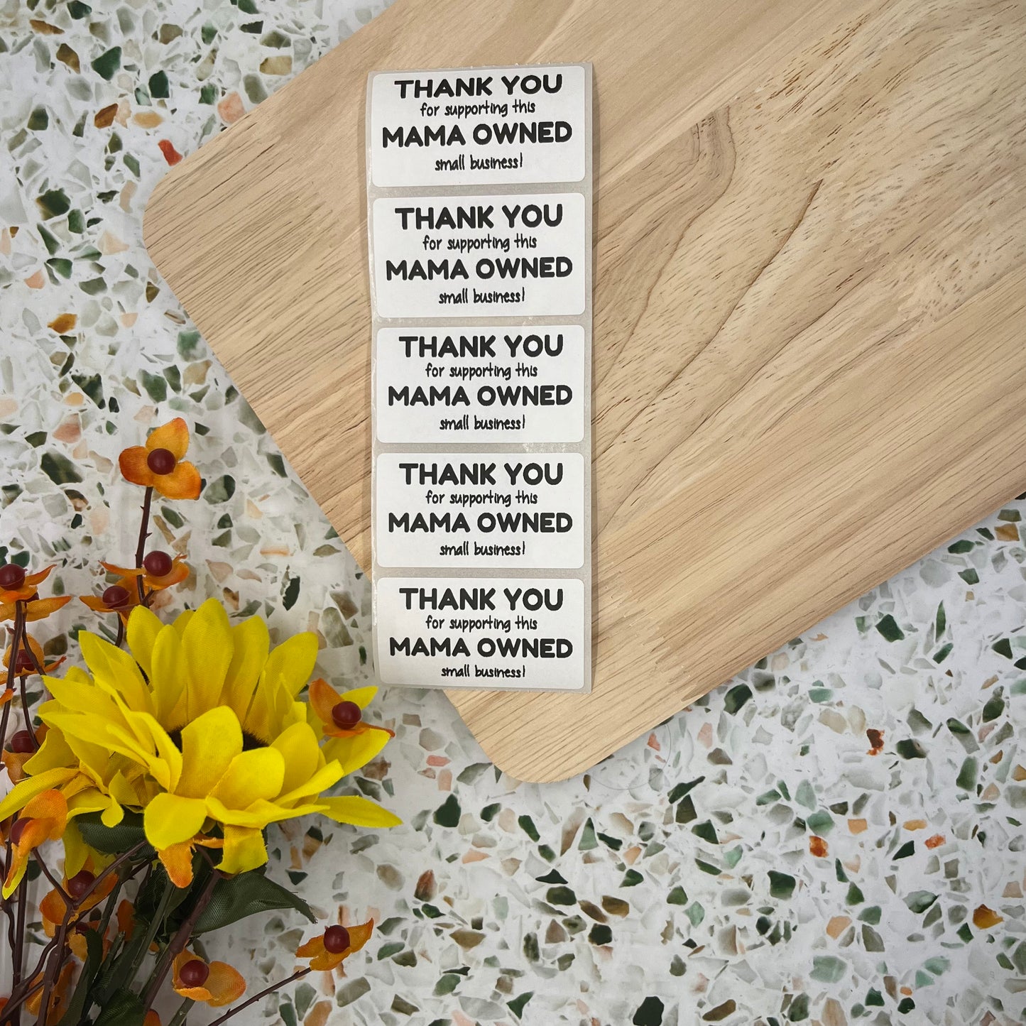 Mama Owned Small Business Packaging Sticker