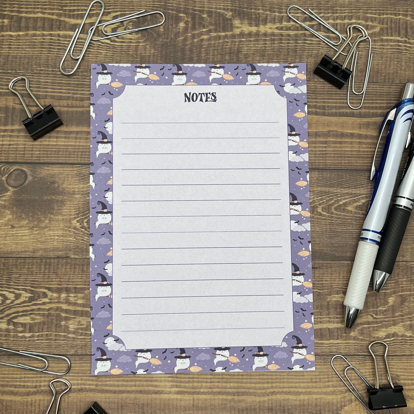 Spooky Witch Halloween Memo Pad