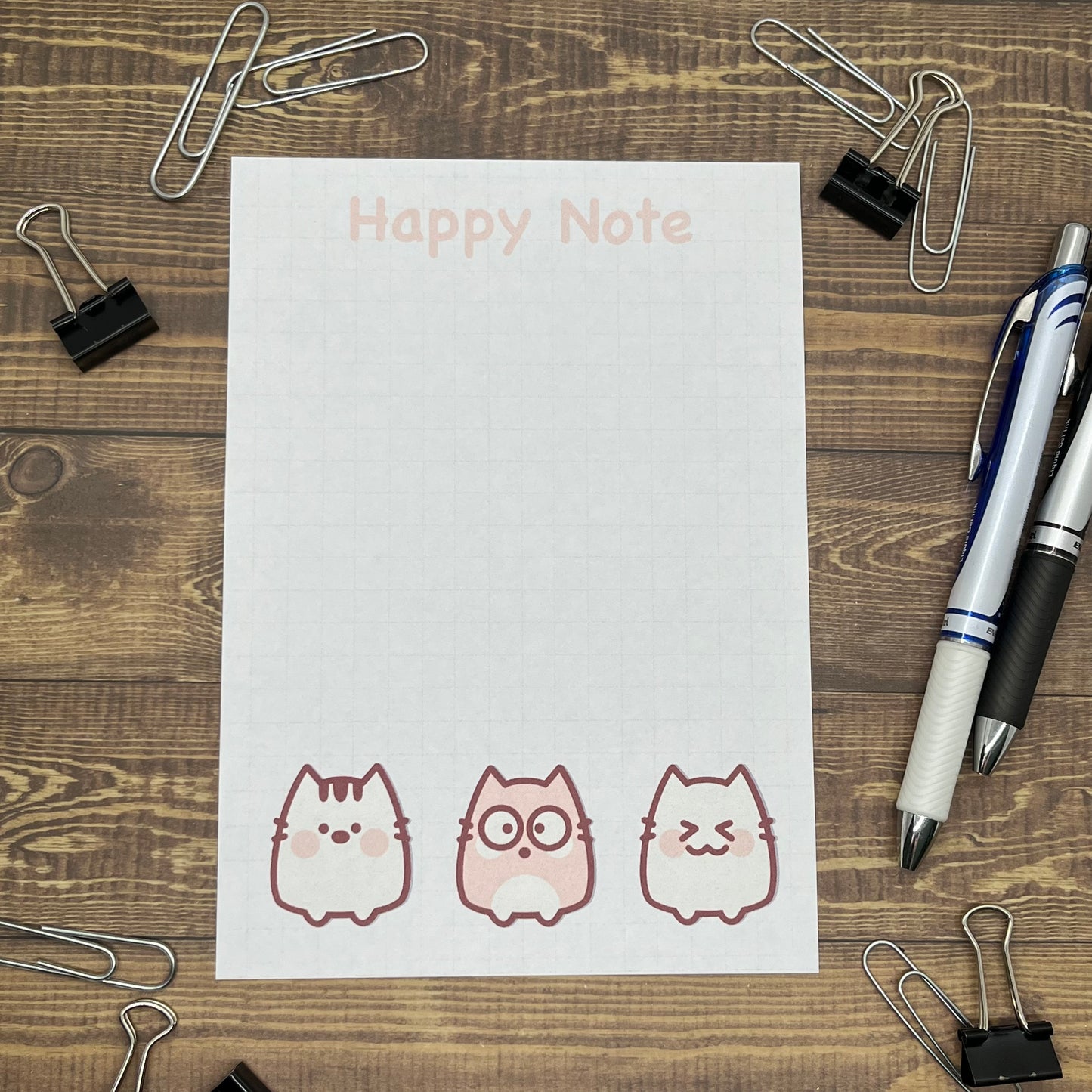 Happy Cats Memo Pad