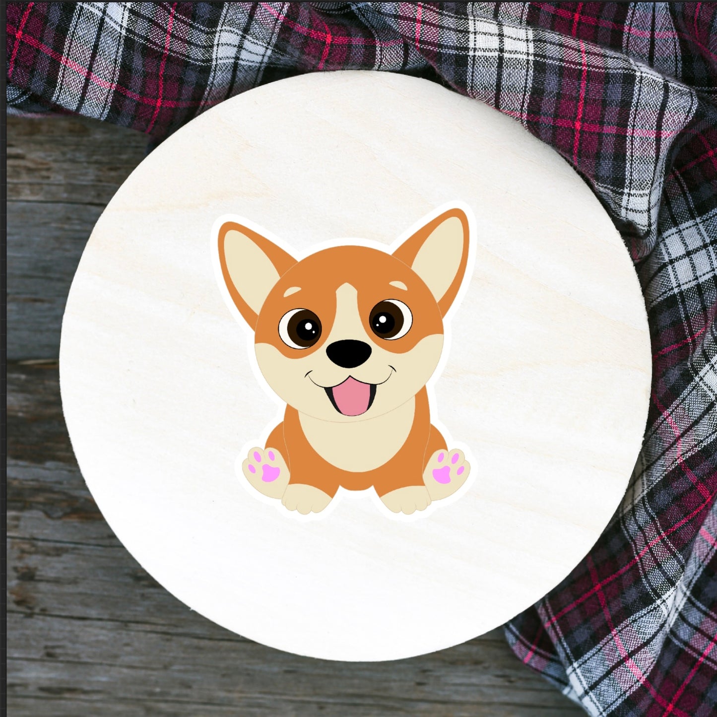 Cartoon Dog Sticker