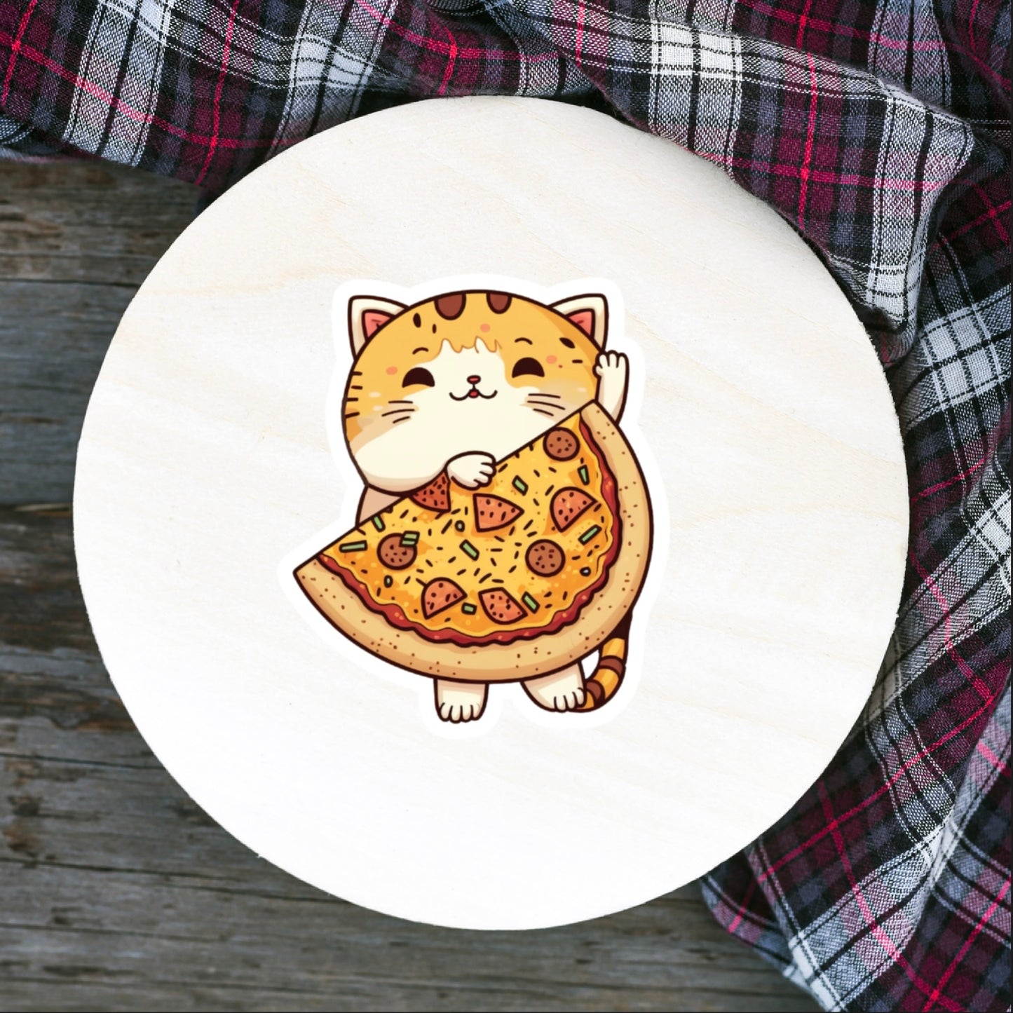 Pizza Cat Sticker