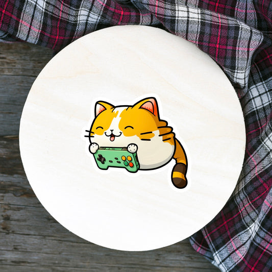 Video Game Cat Sticker