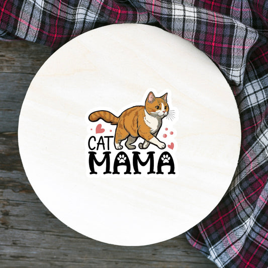 Cat Mama Sticker