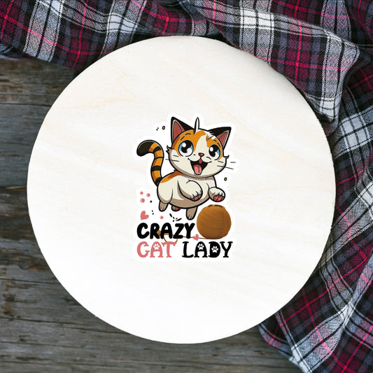 Crazy Cat Lady Sticker