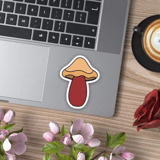 Brown Mushroom Sticker