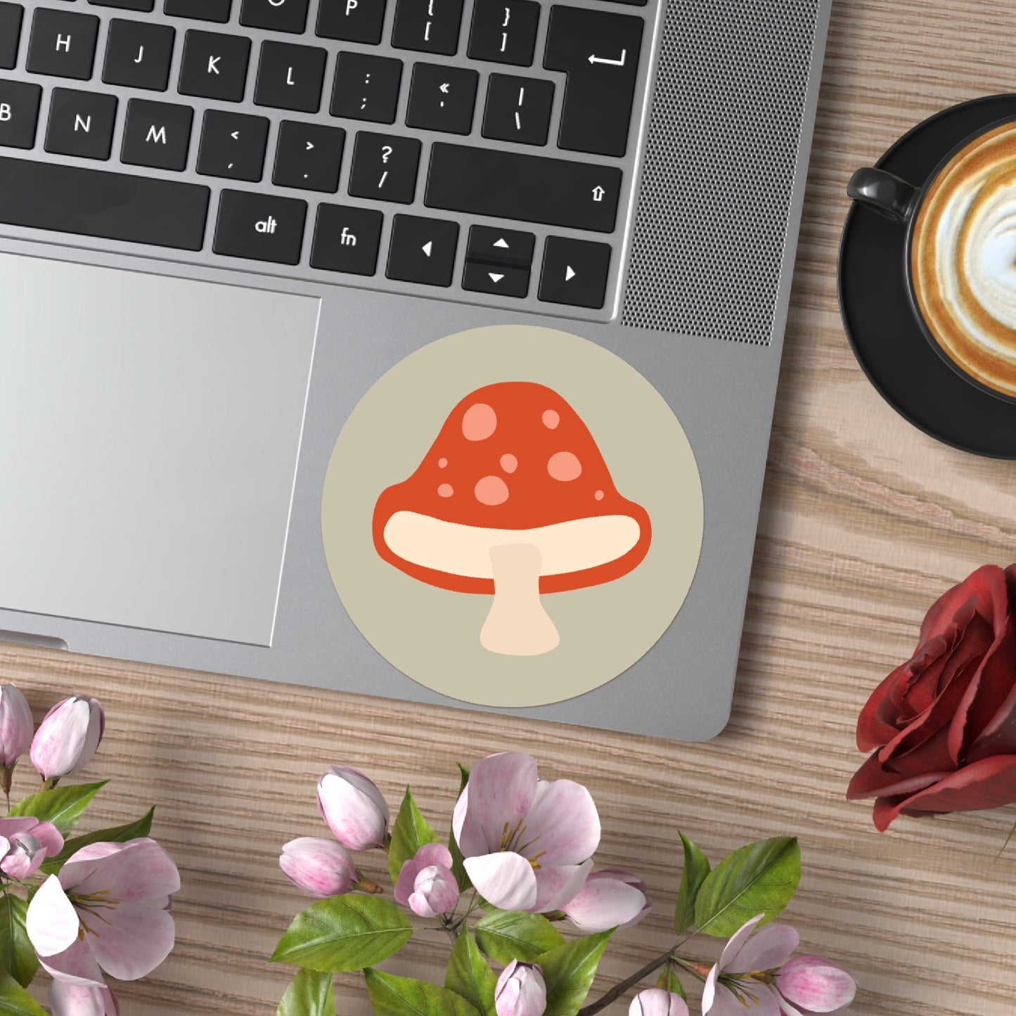 Red Mushroom Sticker