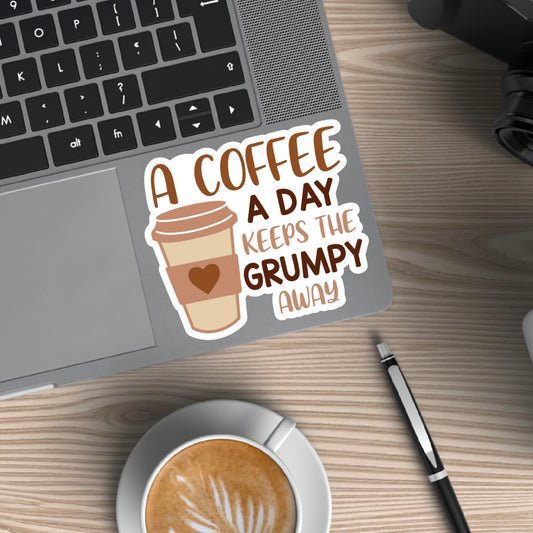 A Coffee A Day Sticker