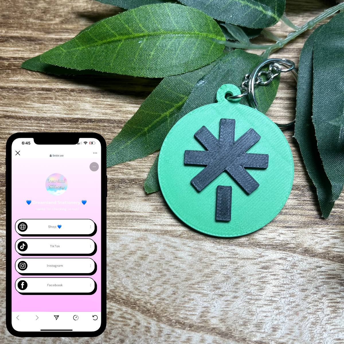 Linktree Smart Keychain – Dreamland Stationery