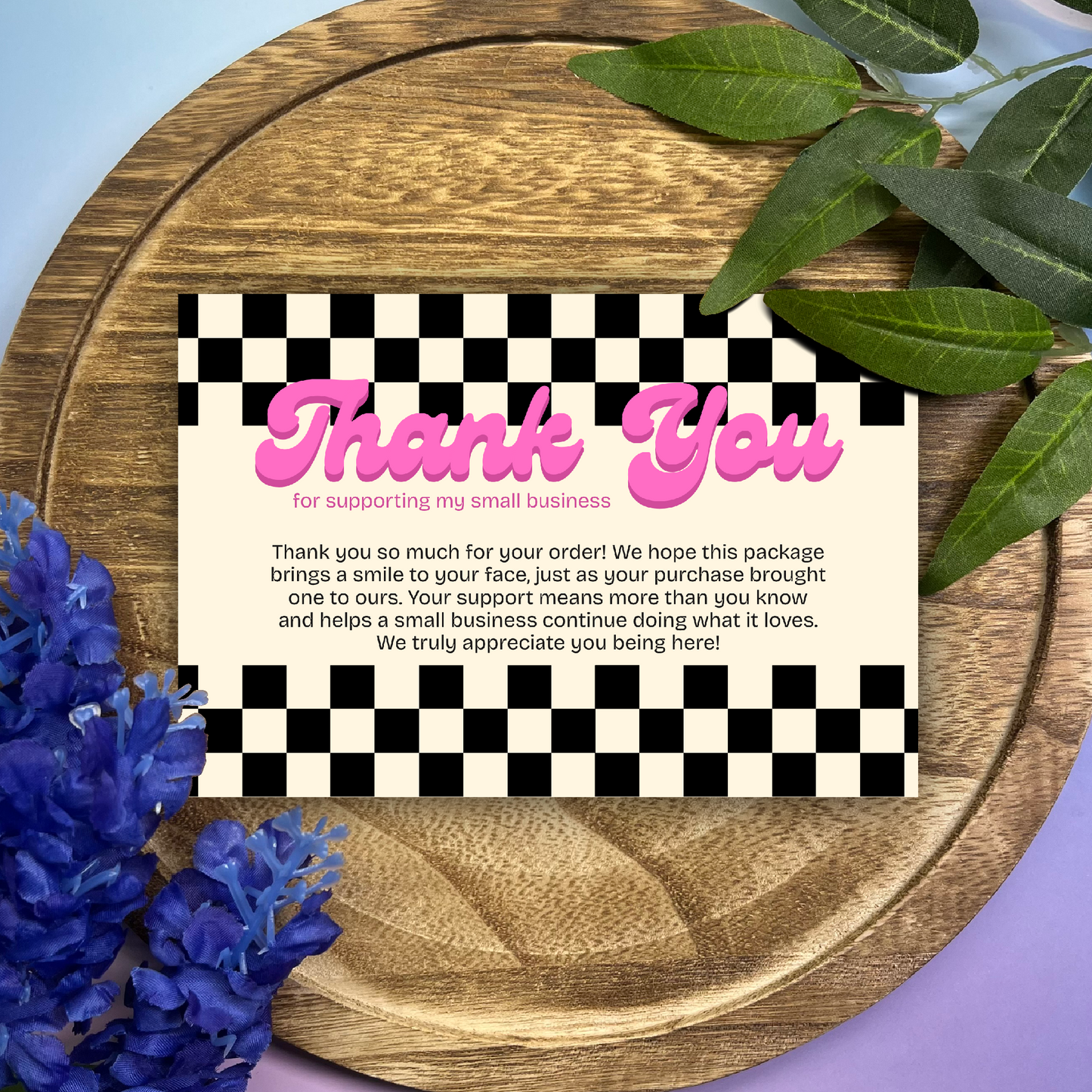 Retro Thank You Cards