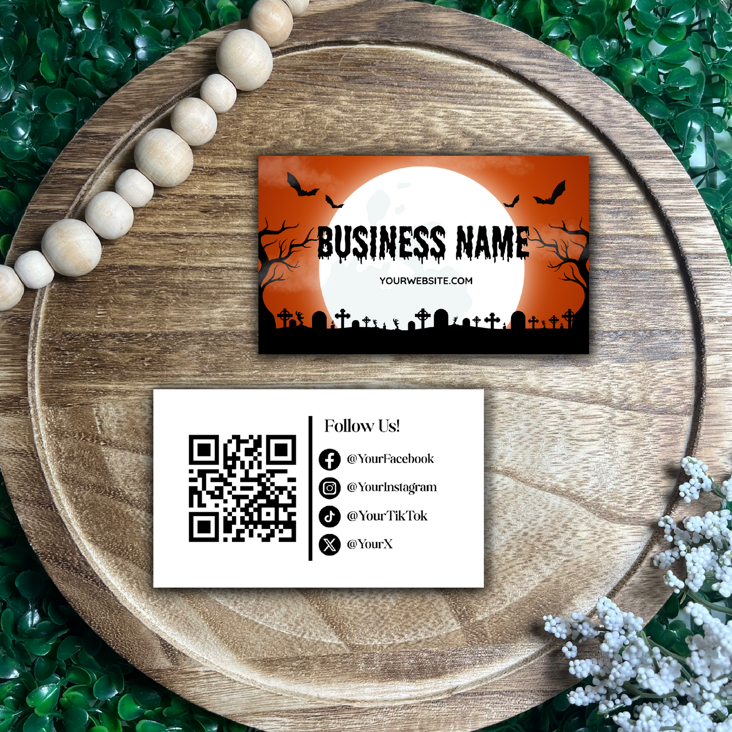 Halloween Business Cards
