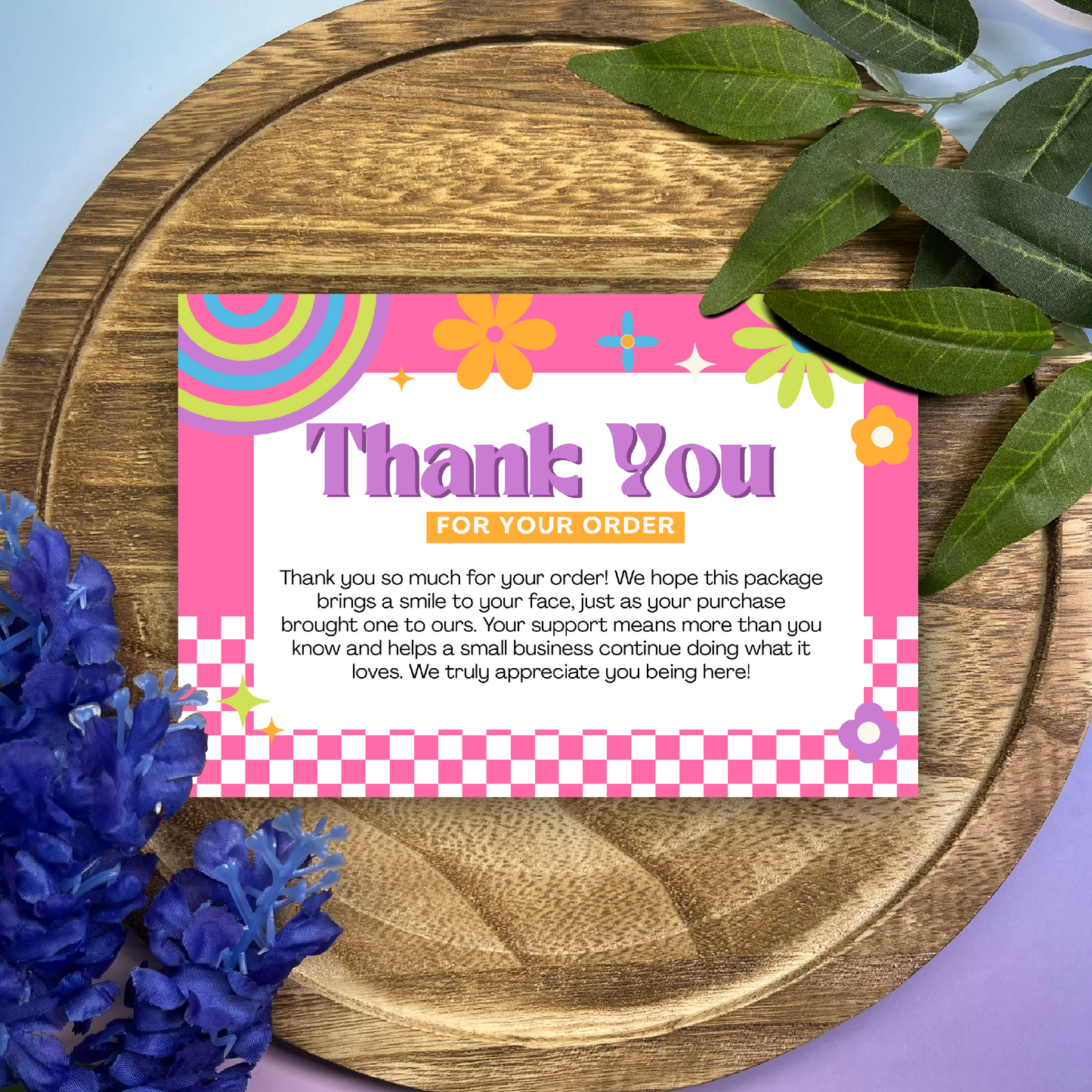 Groovy Thank You Cards